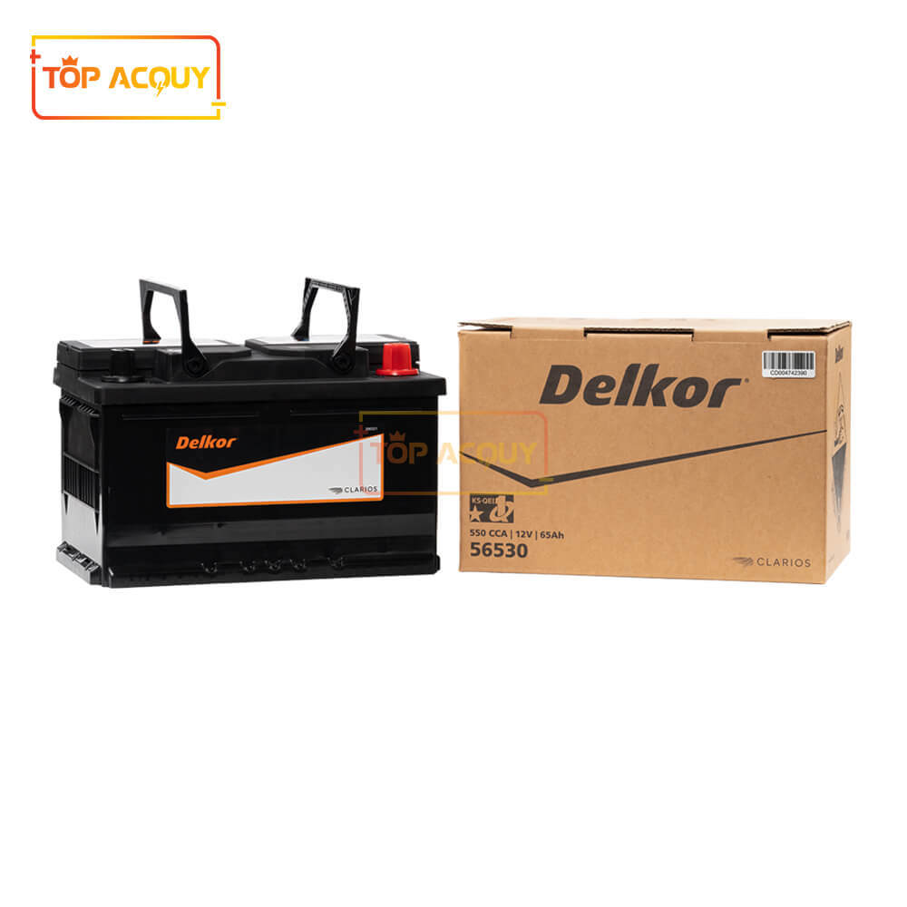 Bình ắc quy Delkor 65AH 56530