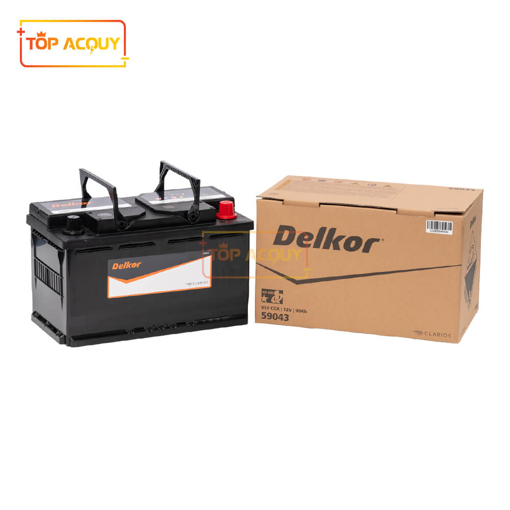 Bình ắc quy Delkor 90AH 59043