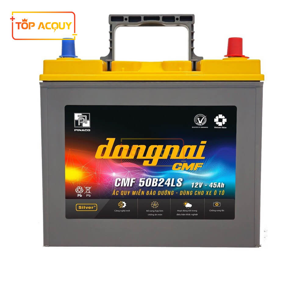 Bình ắc quy Đồng Nai 12V 45AH 50B24LS