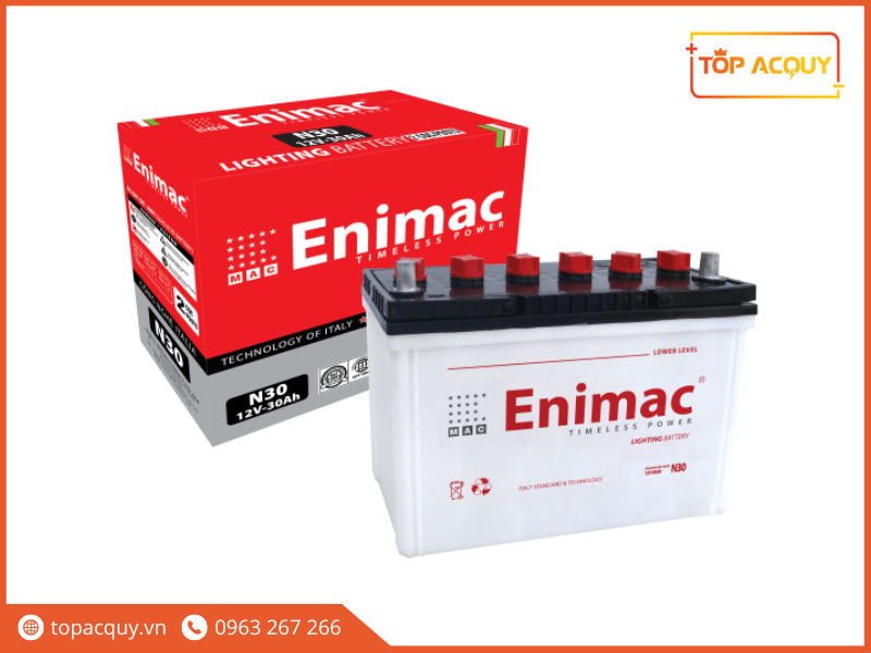 Bình Enimac dân dụng N30 12V 30Ah 