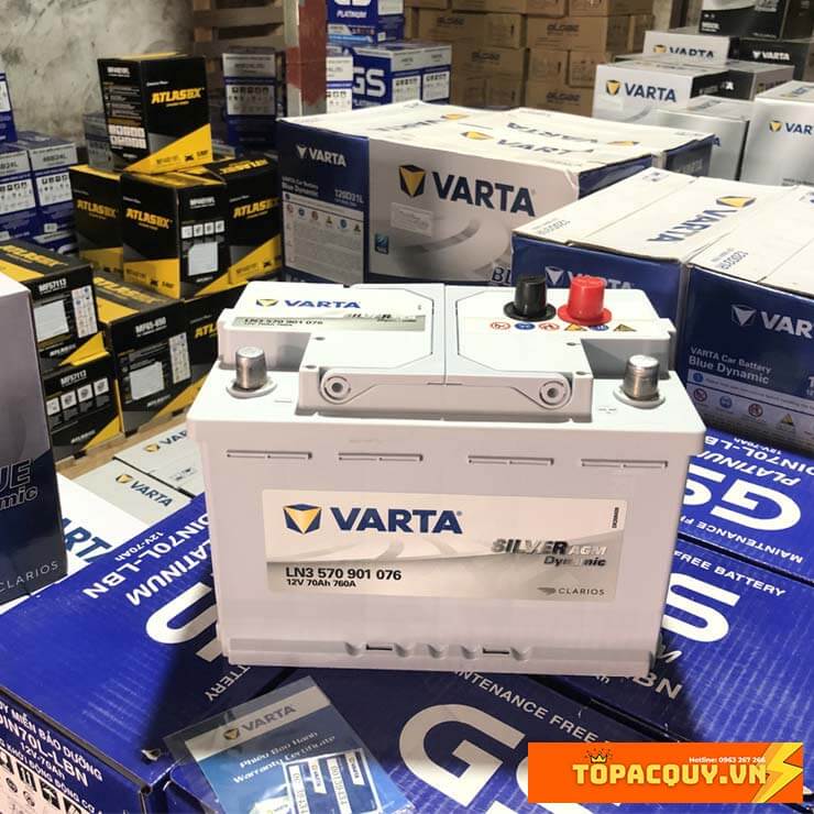 Ắc Quy Varta AGM LN3 570901076 12V - 70Ah