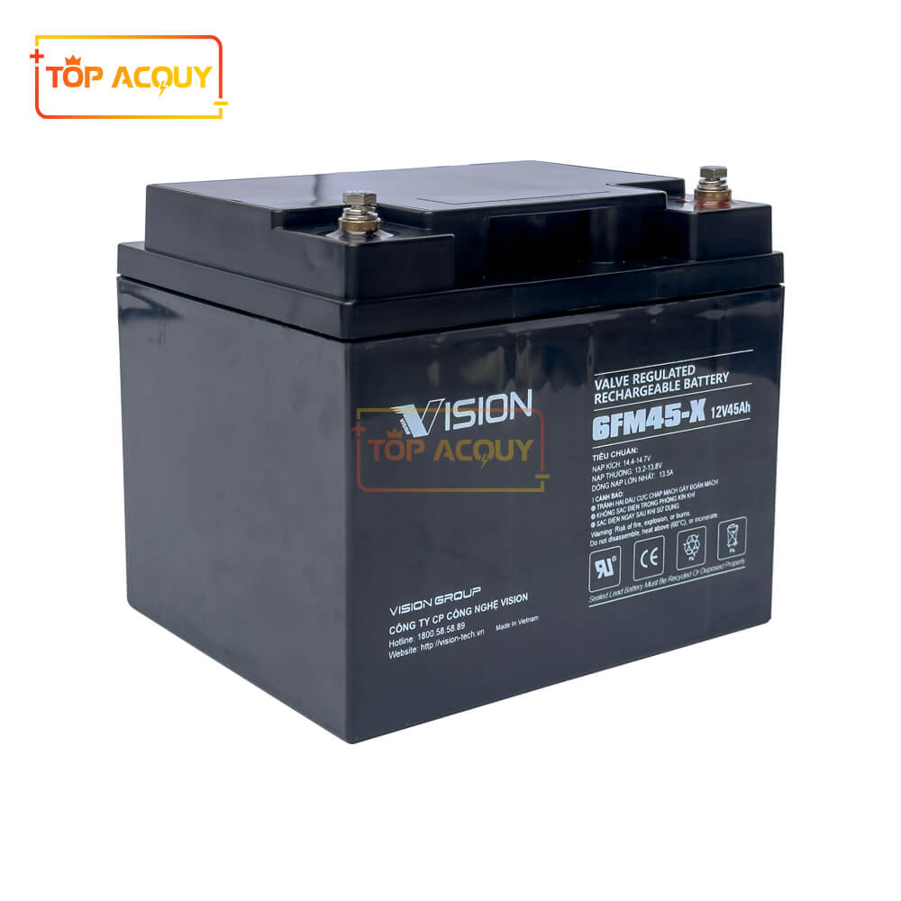 bình ắc quy vision 12v 45ah