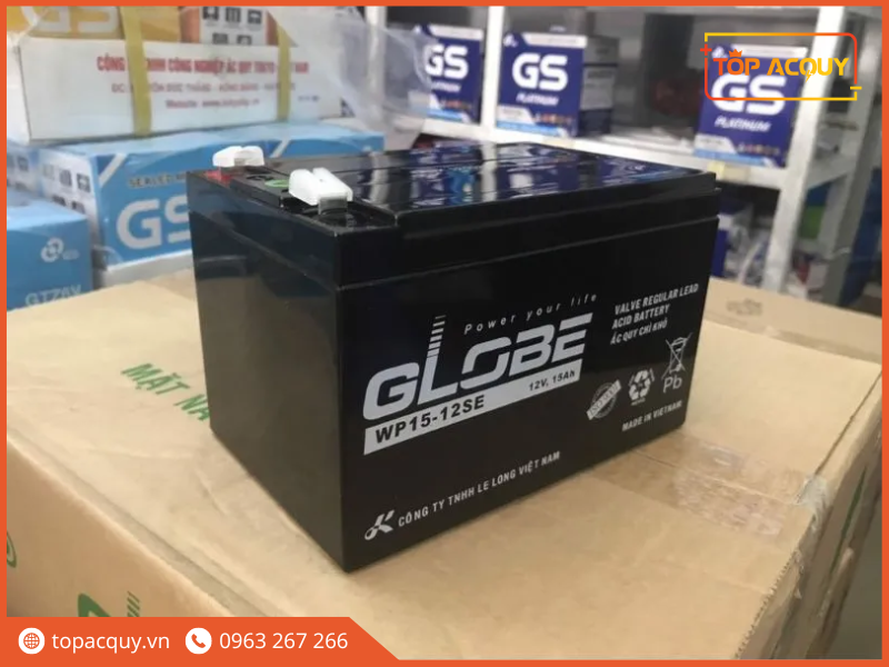 Lựa chọn Topacquy khi mua bình xe máy Globe