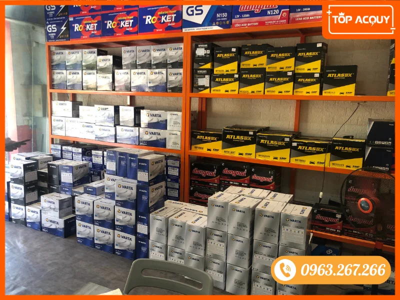 Các thương hiệu ắc quy chất lượng do Topacquy phân phối