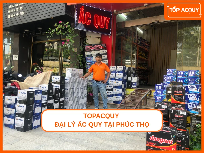 Cửa hàng ắc quy Phúc Thọ của Topacquy
