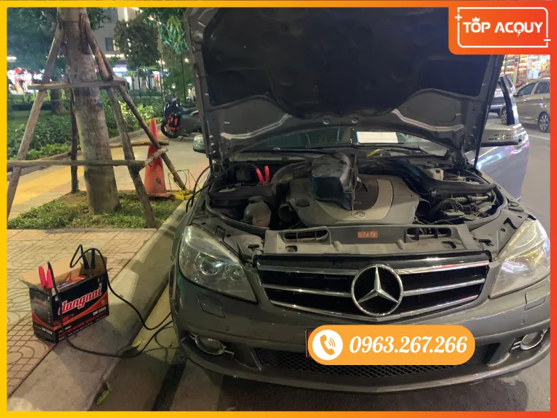 Dịch vụ câu và kích bình ắc quy Hai Bà Trưng