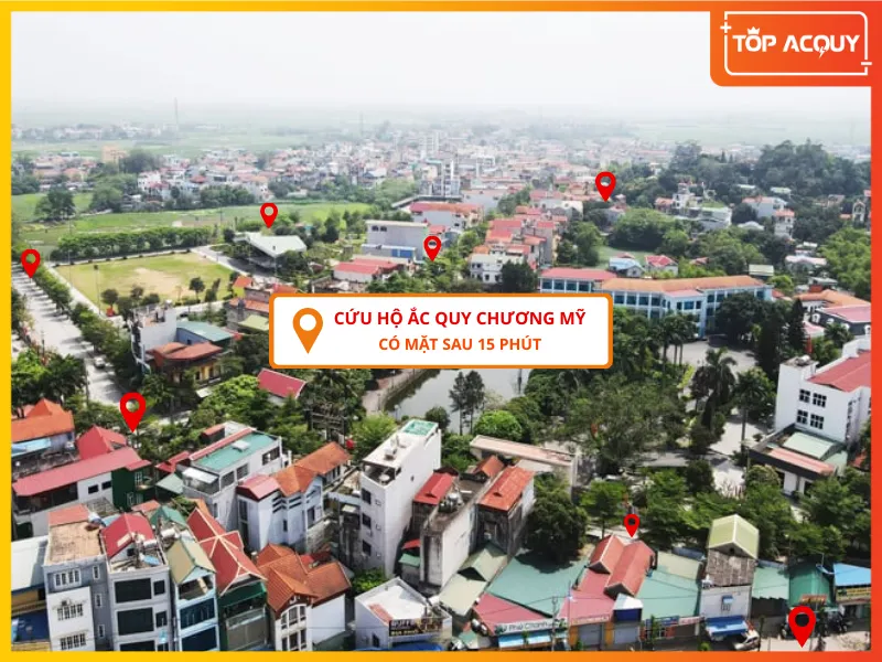 Topacquy cứu hộ ắc quy ô tô tại Chương Mỹ tận tâm và chuyên nghiệp