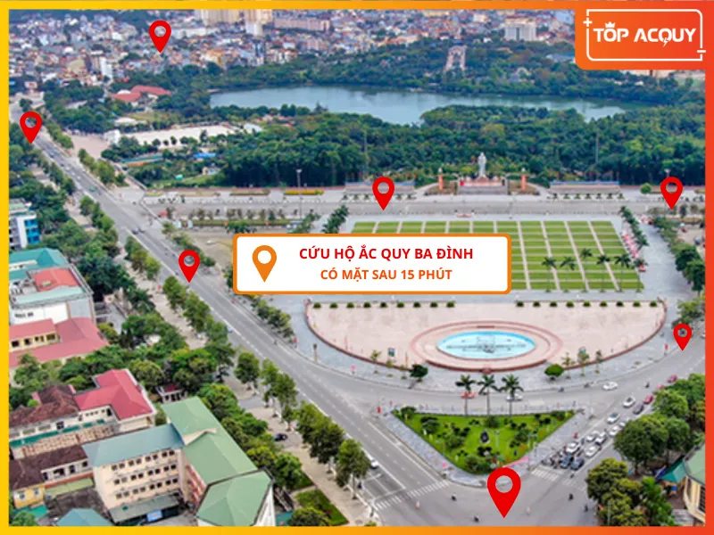 Topacquy cứu hộ ắc quy Ba Đình nhanh chóng