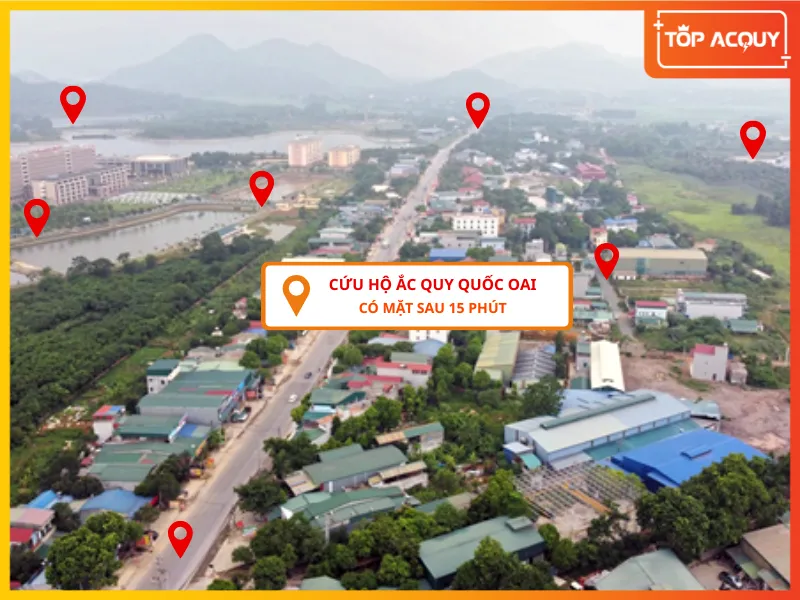 Topacquy cứu hộ ắc quy ô tô tại Quốc Oai nhanh chóng