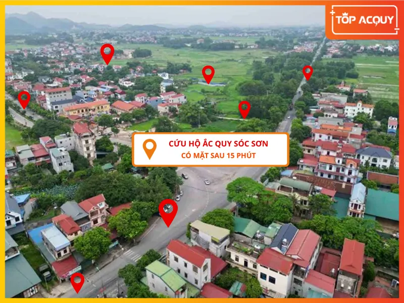 Topacquy cứu hộ ắc quy ô tô tại Sóc Sơn nhanh chóng