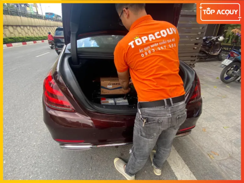 Topacquy thay ắc quy tận nơi tại Sóc Sơn