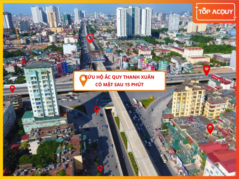 Dịch vụ cứu hộ ắc quy ô tô tại Thanh Xuân của Topacquy