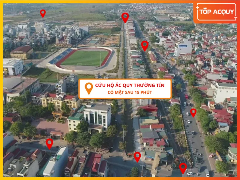 Topacquy cứu hộ ắc quy ô tô tại Thường Tín nhanh chóng