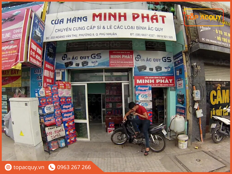 đại lý bình ắc quy GS Minh Phát
