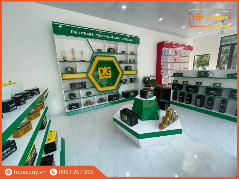 Showroom giới thiệu công nghệ pin Lithium Đức Giang chính hãng tại Topacquy