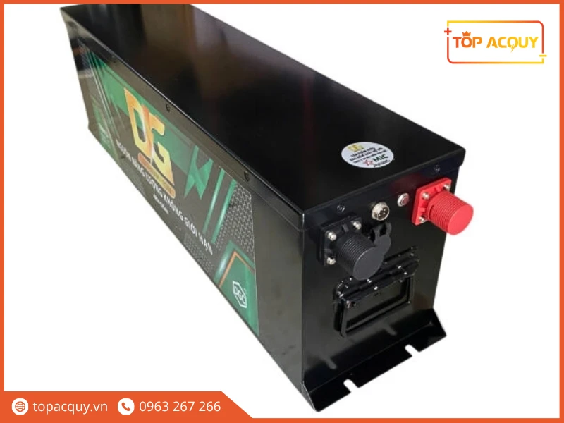 Khối pin Lithium-LFP Đức Giang 48V 105Ah vỏ thép công nghiệp tải nặng