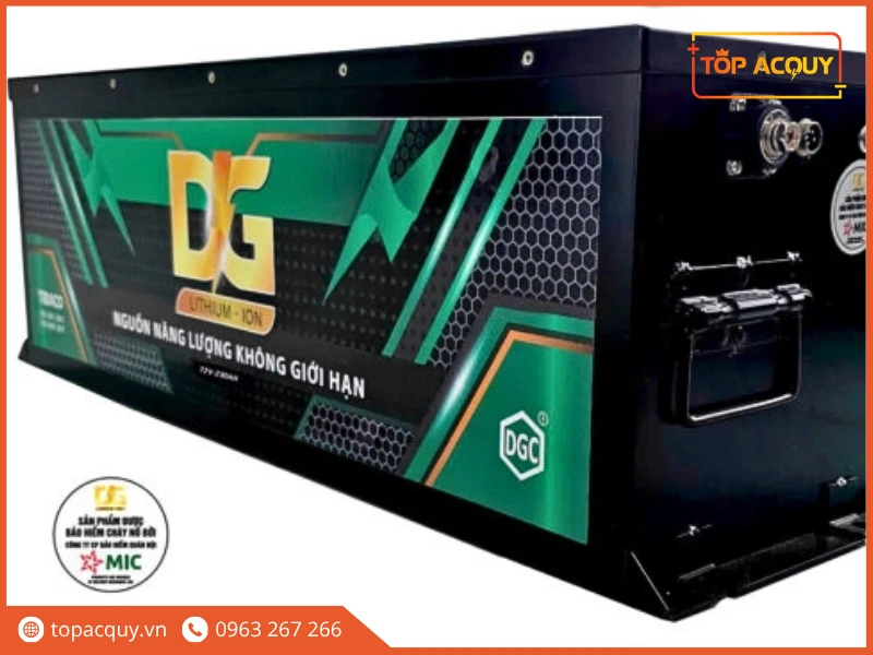 Khối pin Lithium-LFP Đức Giang 72V 304Ah vỏ thép công nghiệp