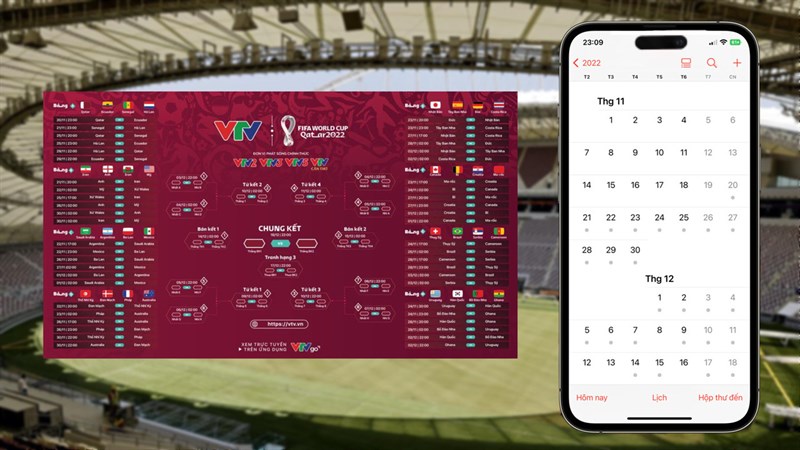 Mẹo thêm lịch World Cup 2022 vào lịch trên iPhone để không bỏ lỡ một trận đấu kinh điển nào