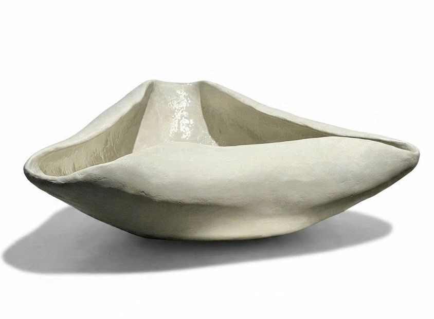 Đĩa trang trí màu trắng