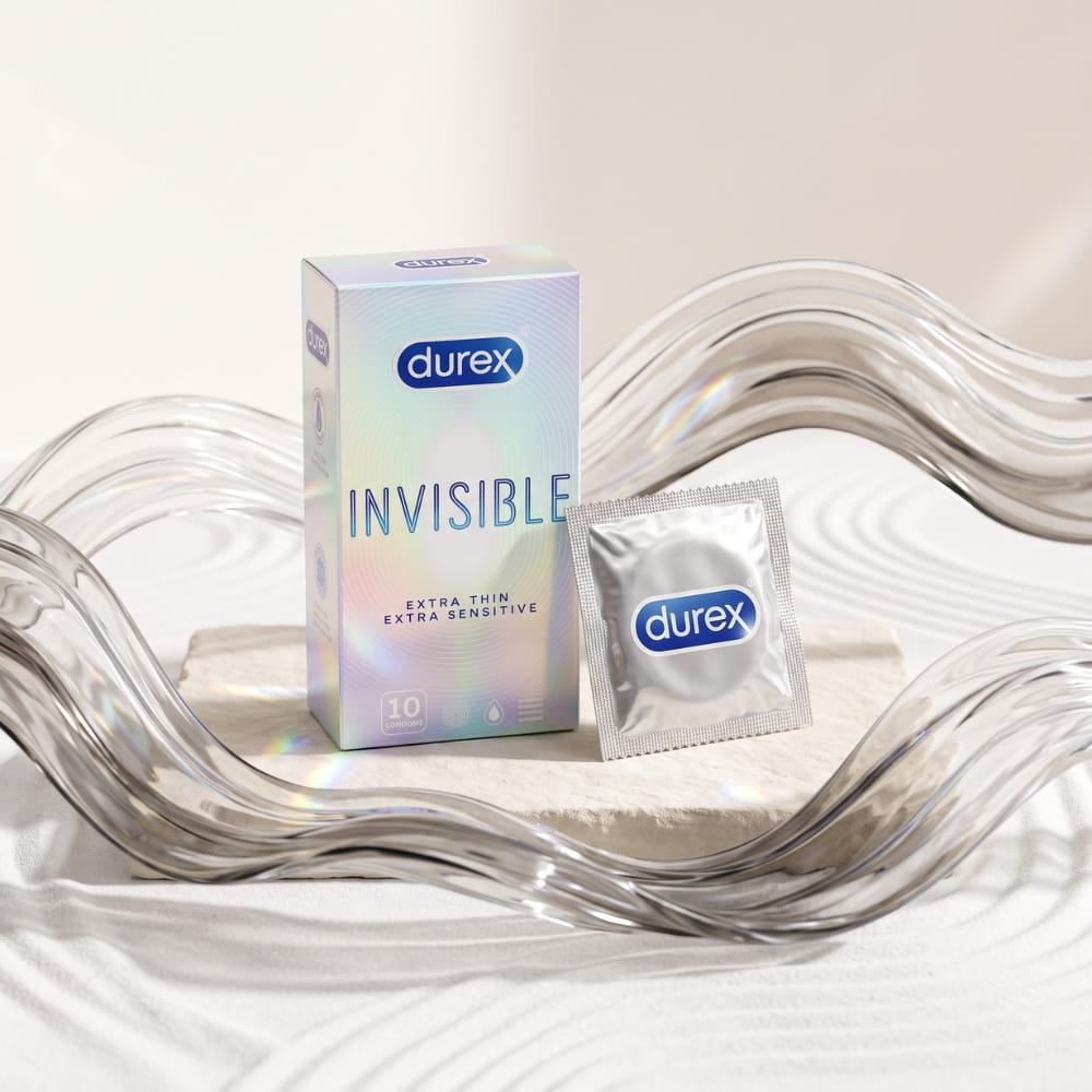 Bao cao su siêu mỏng Durex Invisible hộp 10 chiếc Extra Thin Extra Sensitive tiêu chuẩn Anh chính hãng giá sỉ tiết kiệm nên mua tại Hababu