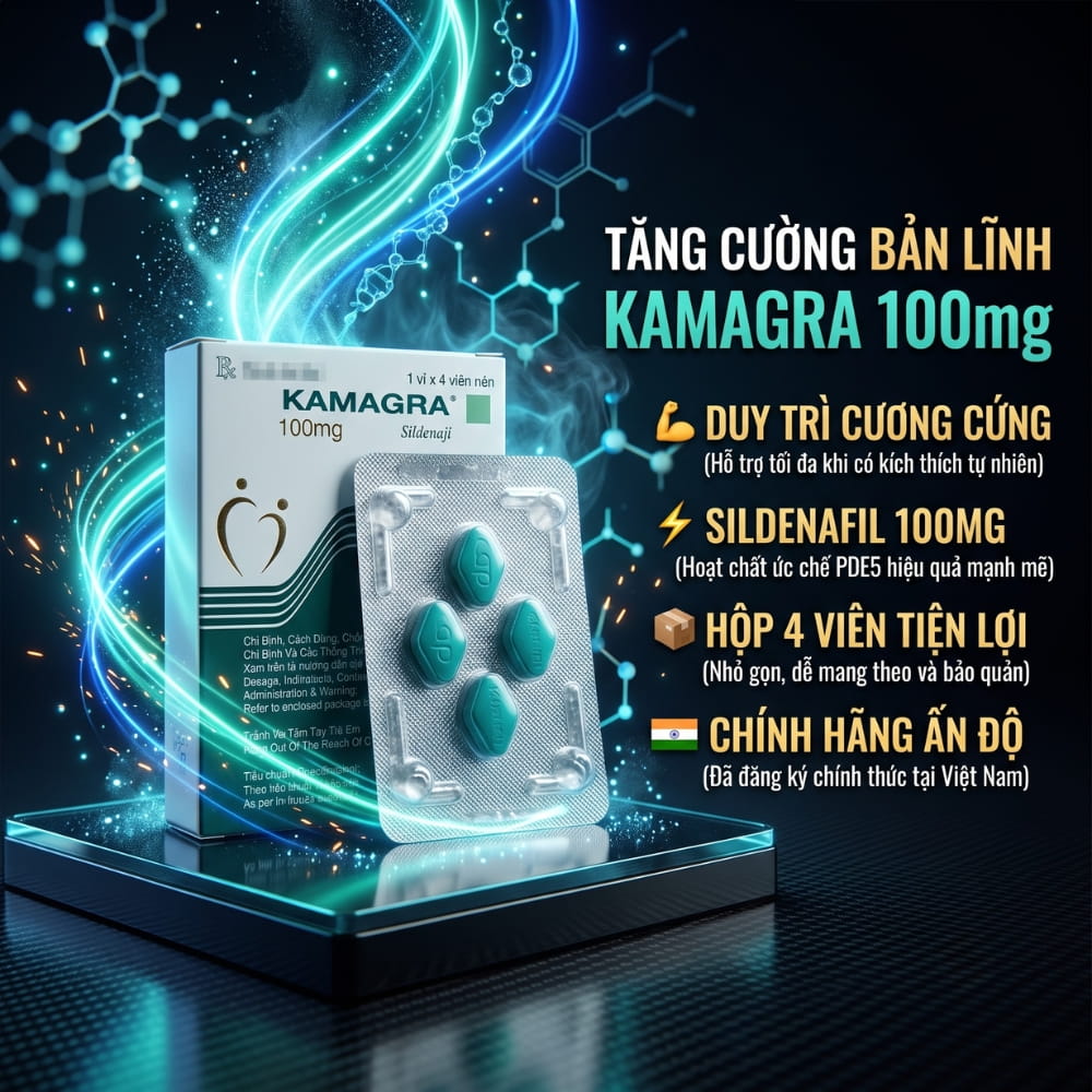 Công dụng điều trị rối loạn cương dương của Kamagra 100mg