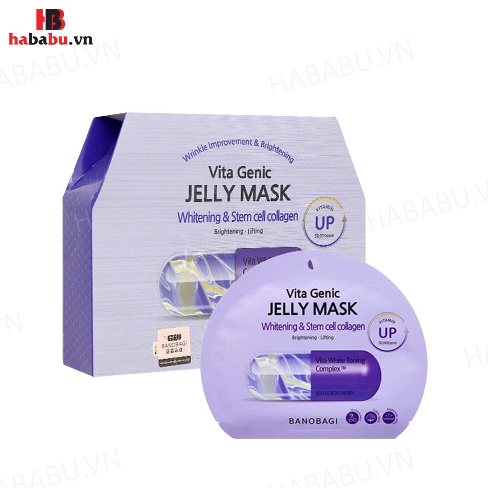 Mặt nạ Banobagi Genic Mask Whitening Collagen set 10 miếng chính hãng