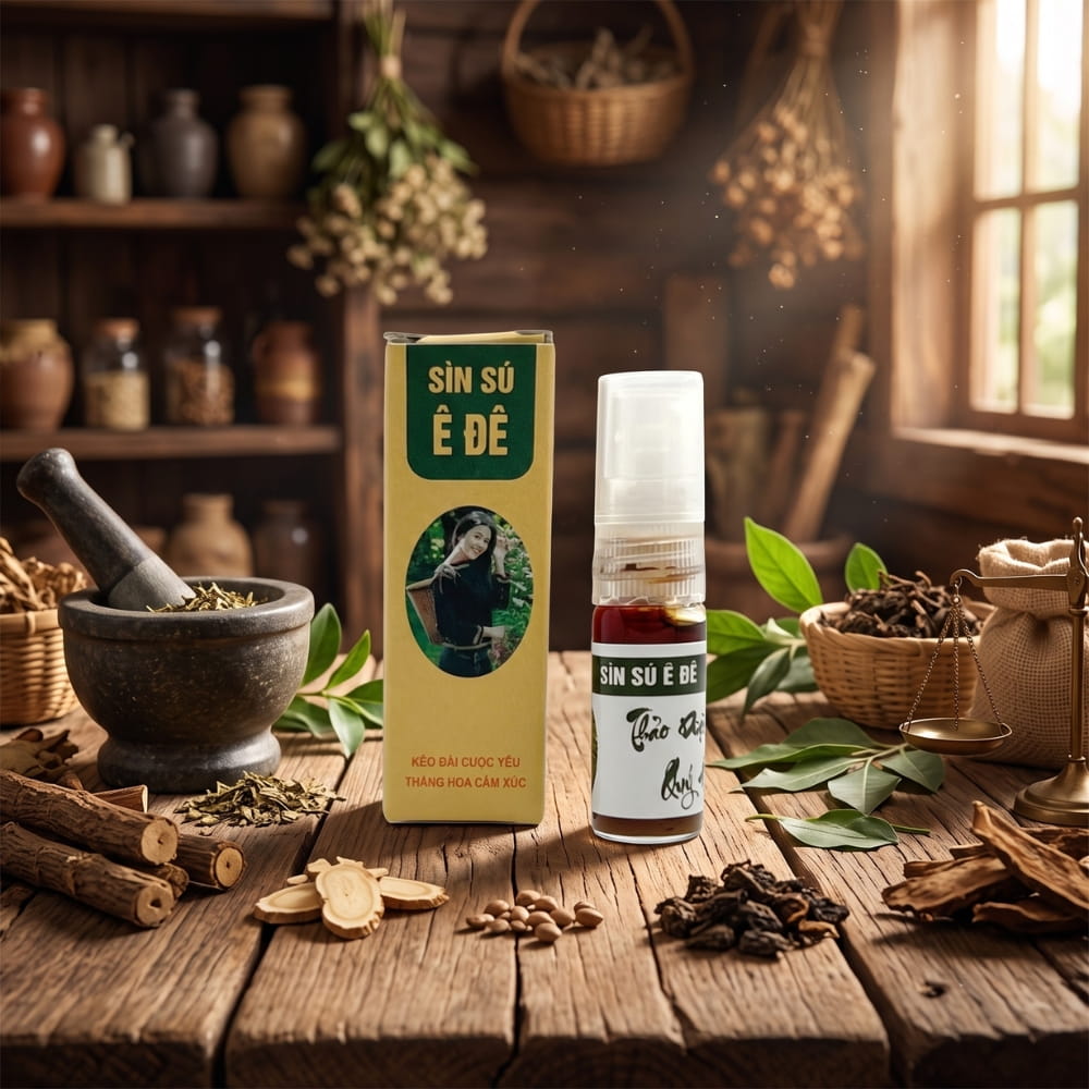 Xịt chống xuất tinh sớm Sìn Sú Ê Đê 3ml chính hãng bí truyền Tây Nguyên