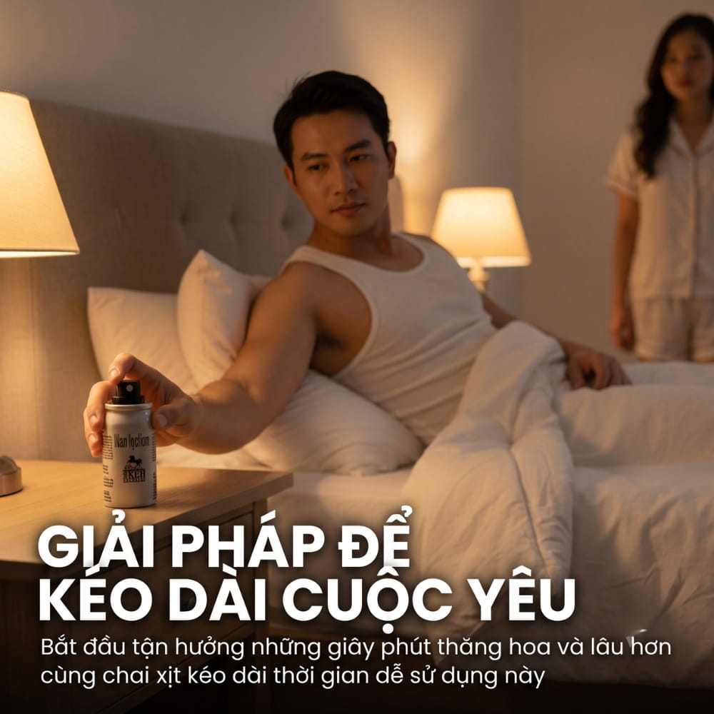 Công dụng kéo dài thời gian đến 60 phút của Stud 5000 Lidocaine 10%