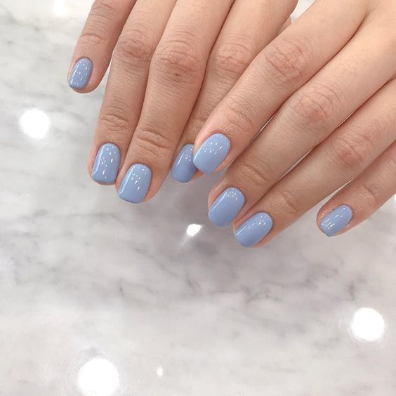 55 Mẫu Nail Màu Xanh Dương Nhạt Đẹp Nhẹ Nhàng  TIKI