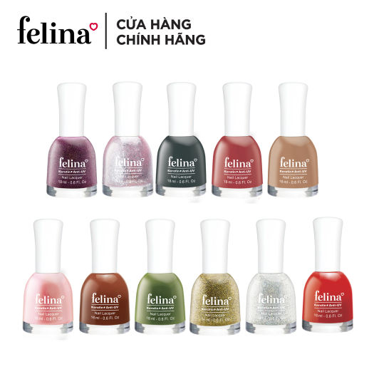 Bảng màu sơn móng Felina của Pháp
