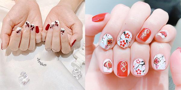 12 mẫu nails chơi Tết Canh Tý 2020