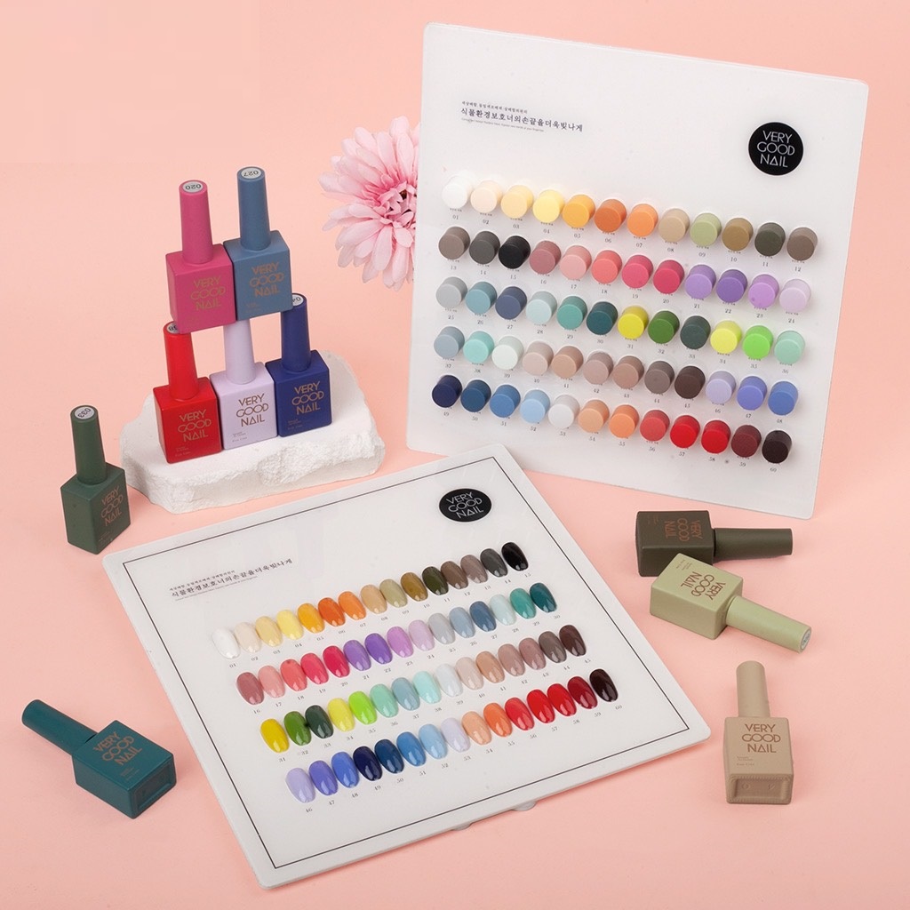 Set Sơn Gel Very Good Nail 60 Màu (Tặng Kèm Base/Top + 2 Bảng Màu)