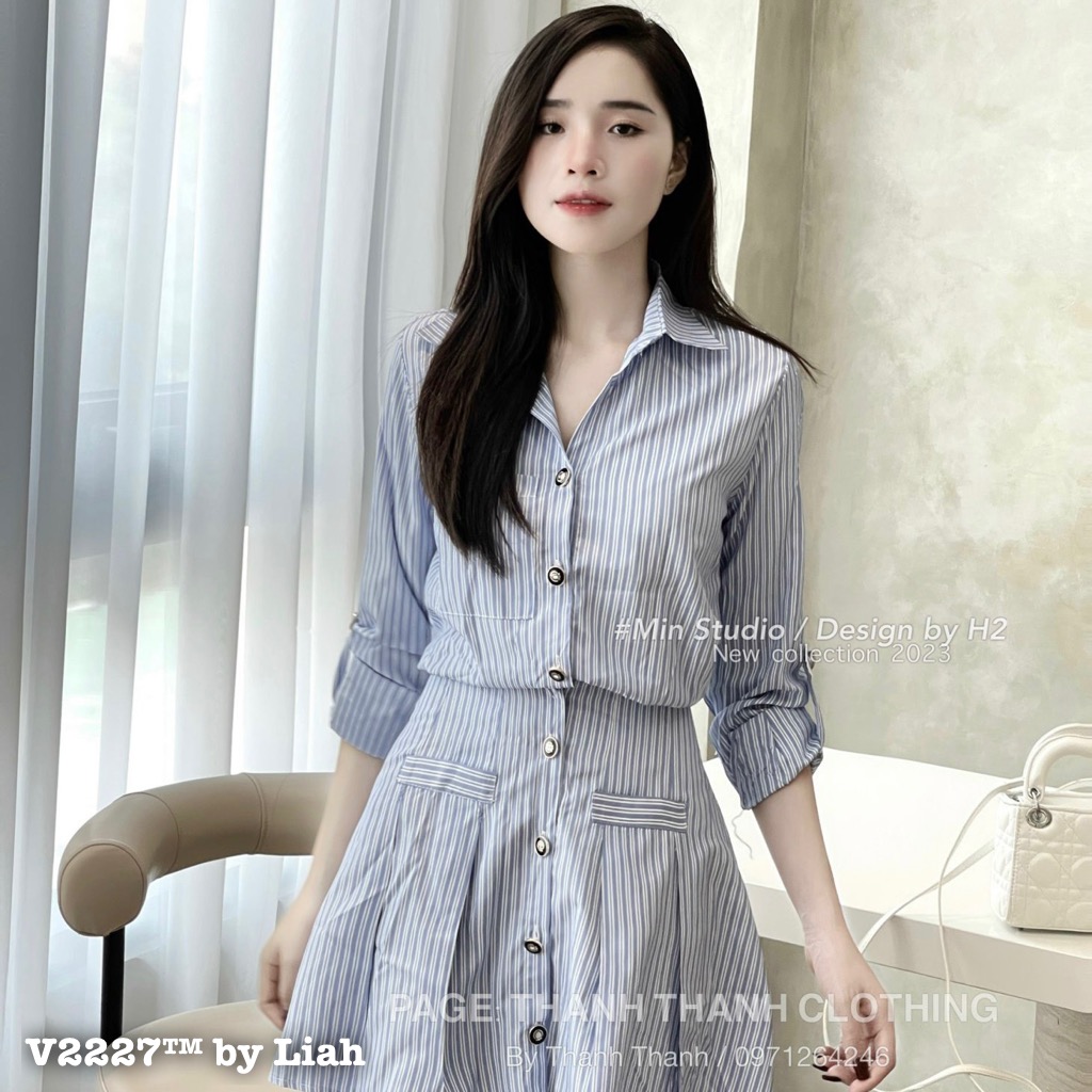 Đầm sơ mi lụa - Queen99 Fashion