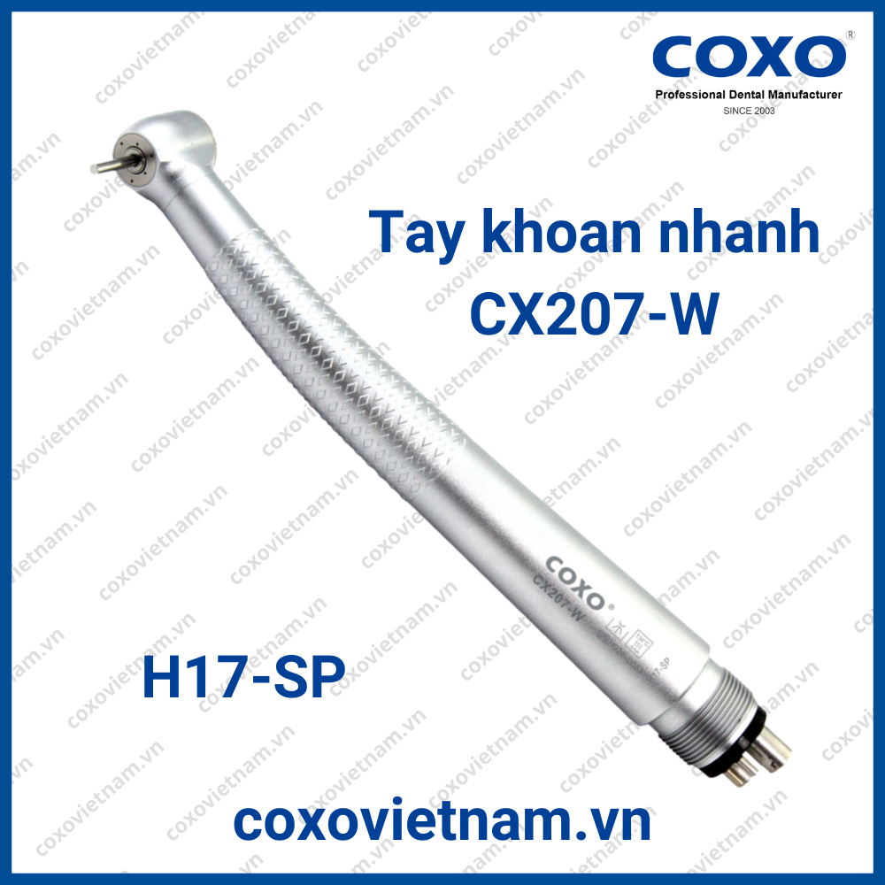 Tay khoanh nhanh coxo - Tay khoan Coxo 3 tia nuoc - Tay khoan CX207 W H17 (1)