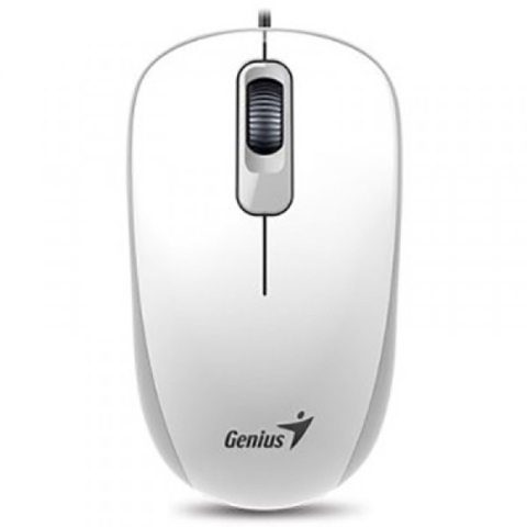 Chuột Genius DX-110 (1000dpi, Có dây) trắng