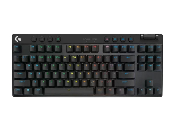 Bàn phím Gaming không dây Logitech G PRO X TKL Lightspeed Tactile Đen