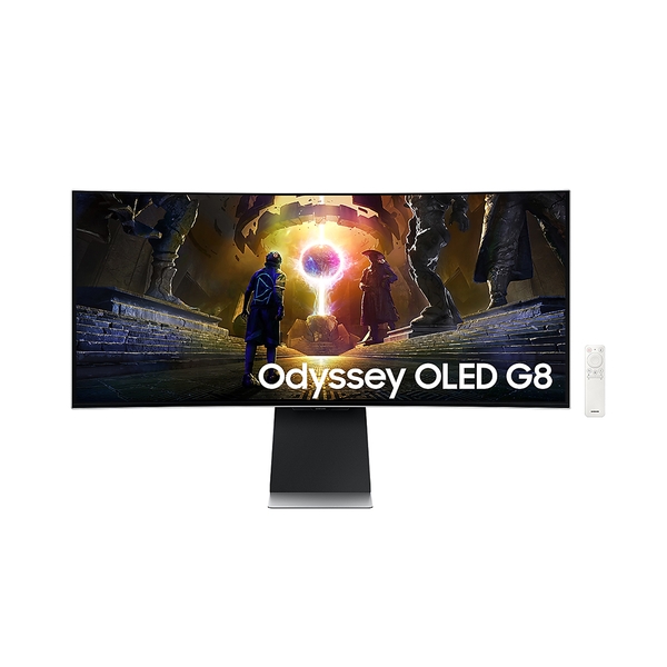 Màn Hình Gaming SAMSUNG Odyssey OLED G8 G85SD LS34DG850SEXXV (34 inch - OLED - UWQHD - 175Hz - 0.03ms - Cong)