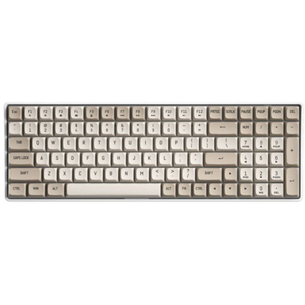 Bàn phím cơ không dây DarkFlash GD100 Milky Brown Yellow Axis switch (Bluetooth/Wireless)