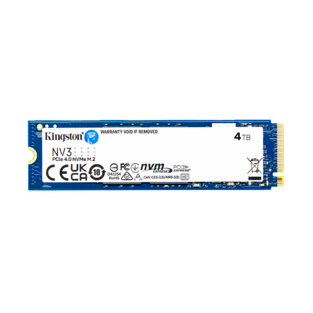 Ổ SSD Kingston NV3 4TB (NVMe PCIe/ Gen4x4 M2.2280/ 6000MB/s/ 5000MB/s)