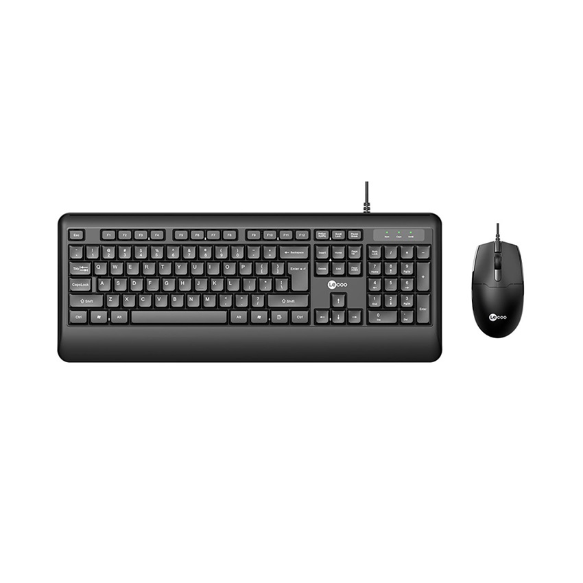 Bộ Bàn phím chuột Lecoo CM104 đen (USB)
