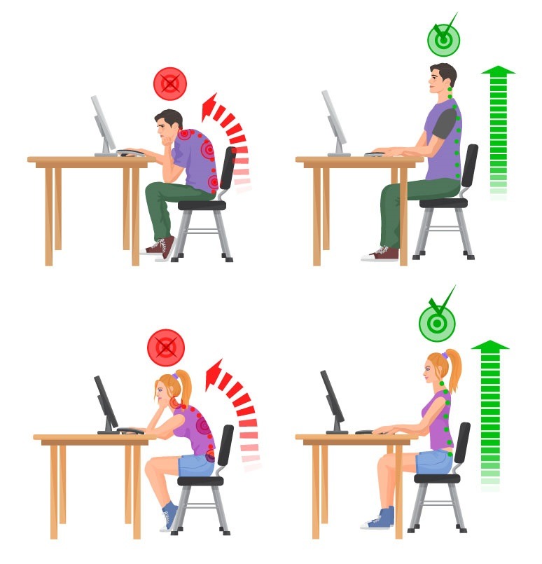 Chiều cao tiêu chuẩn và lý tưởng của ghế văn phòng