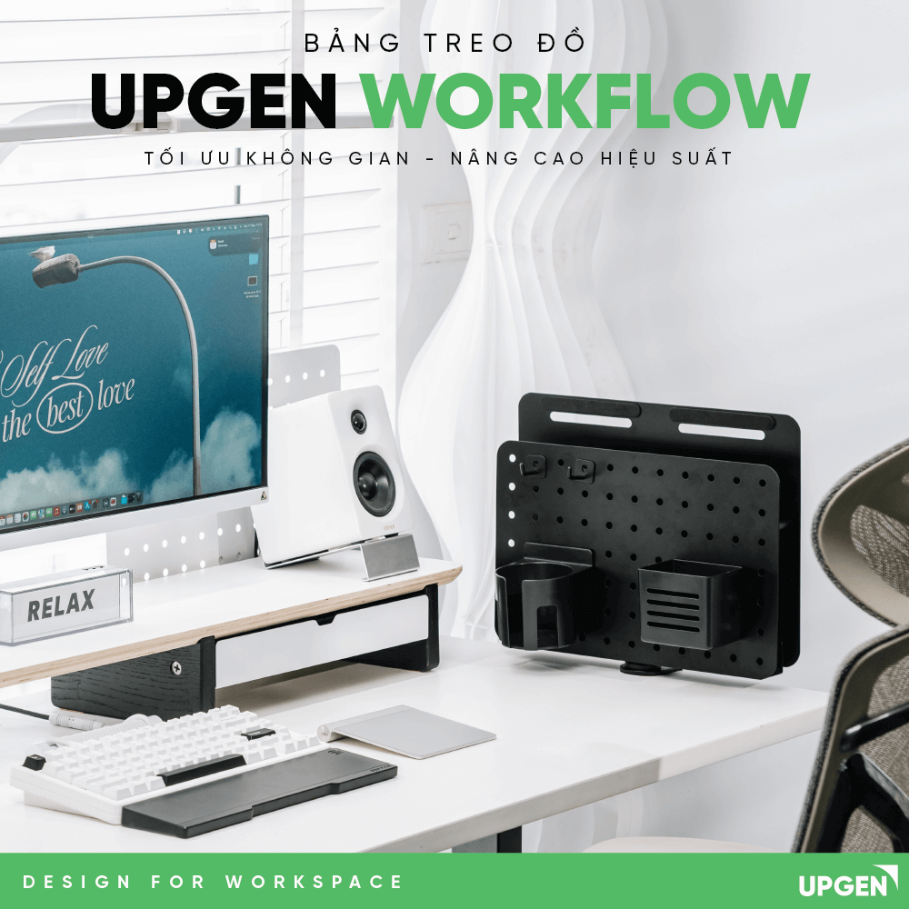 SALE KIT - Bảng treo đồ Upgen Workflow