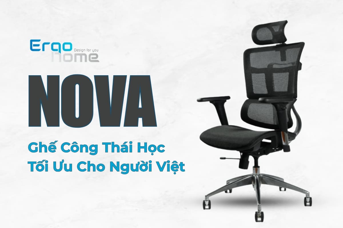 Ghế Nova - Ghế Công Thái Học Tối Ưu Cho Người Việt