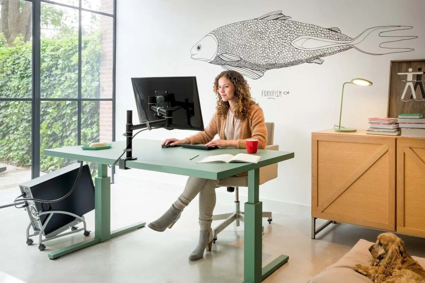 Các biện pháp kiểm soát công thái học - Ngồi làm việc