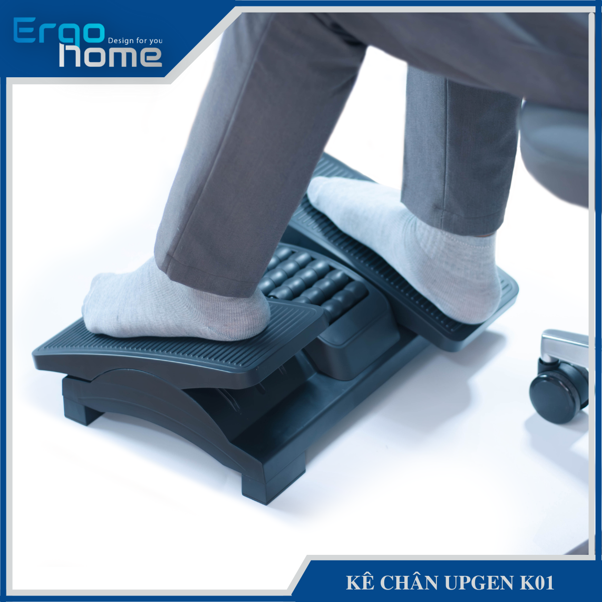 Kệ kê chân công thái học Ergohome - UPGEN K01 Gen 2