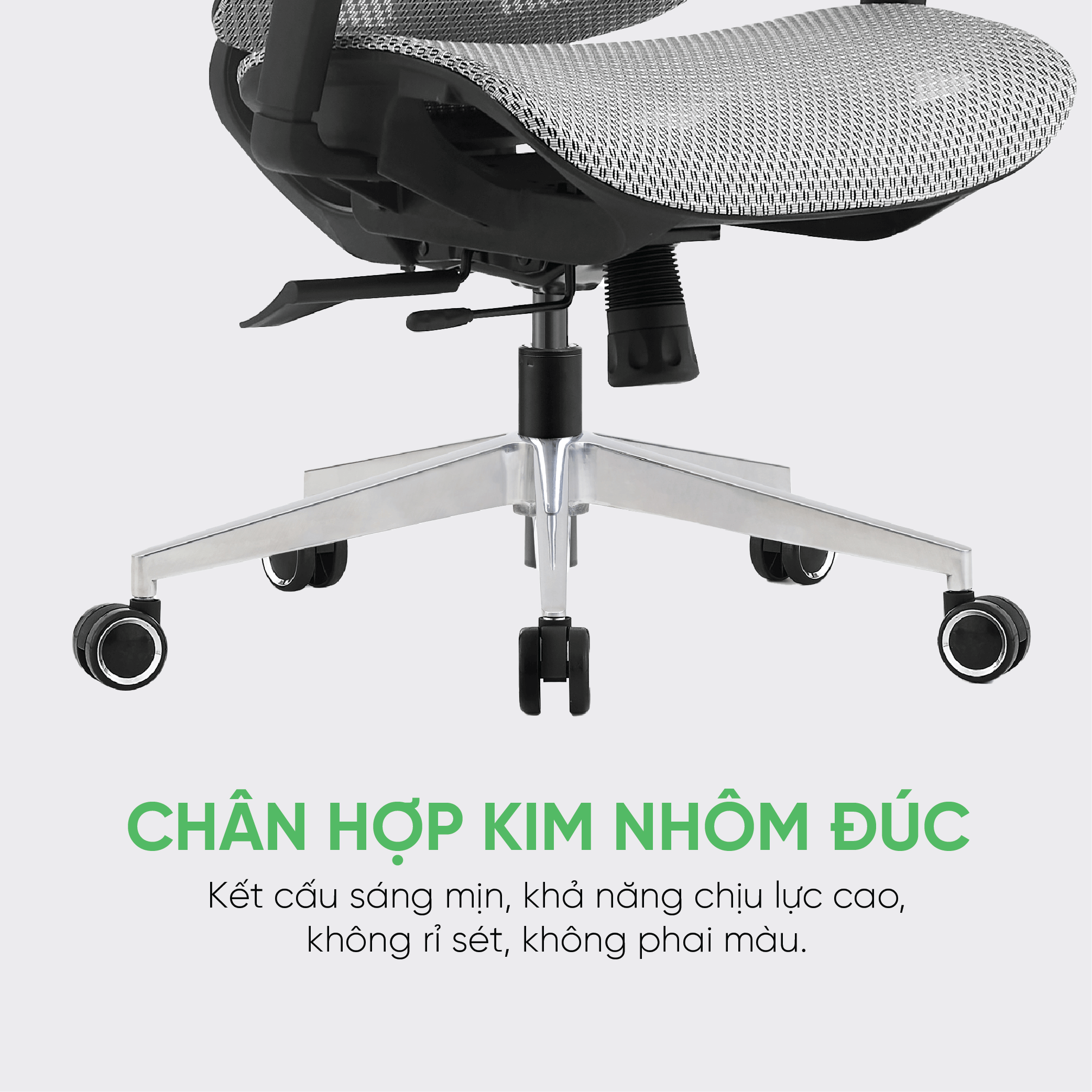 Ghế Công Thái Học Upgen Revolution 2025 - Thiết Kế Lưới Matrex Confort USA 4 Chiều