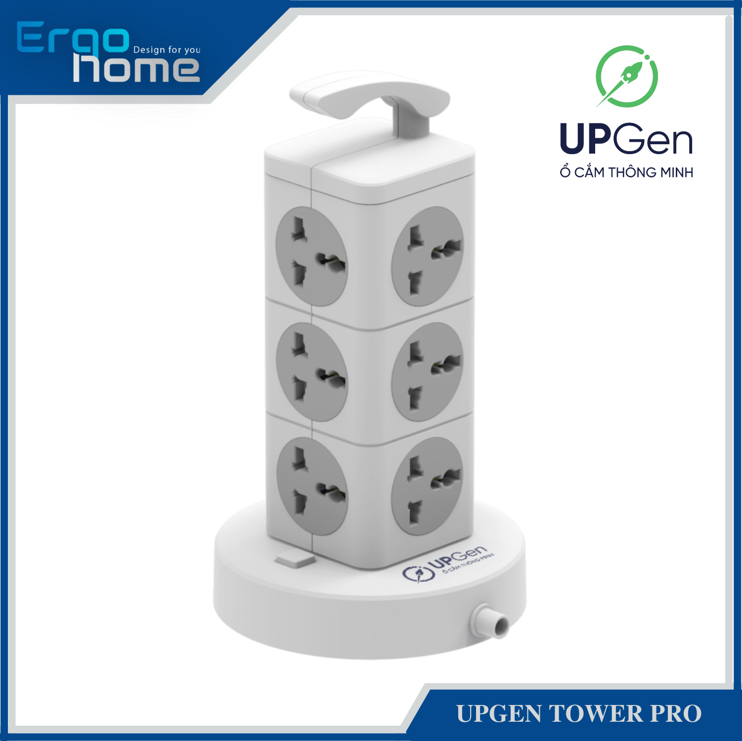 Ổ Cắm Điện Đa Năng Upgen TOWER PRO