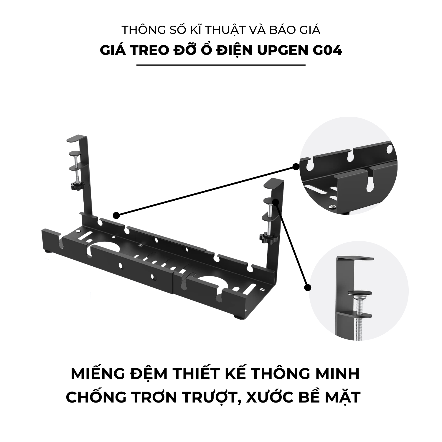 Giá treo đỡ ổ điện UPGen G04