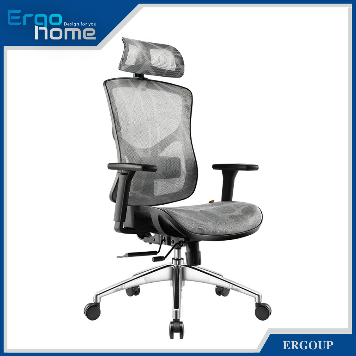 Ghế Công Thái Học Ergonomic Ergoup 1606 – hàng chính hãng Ergoup bảo hành 5 năm