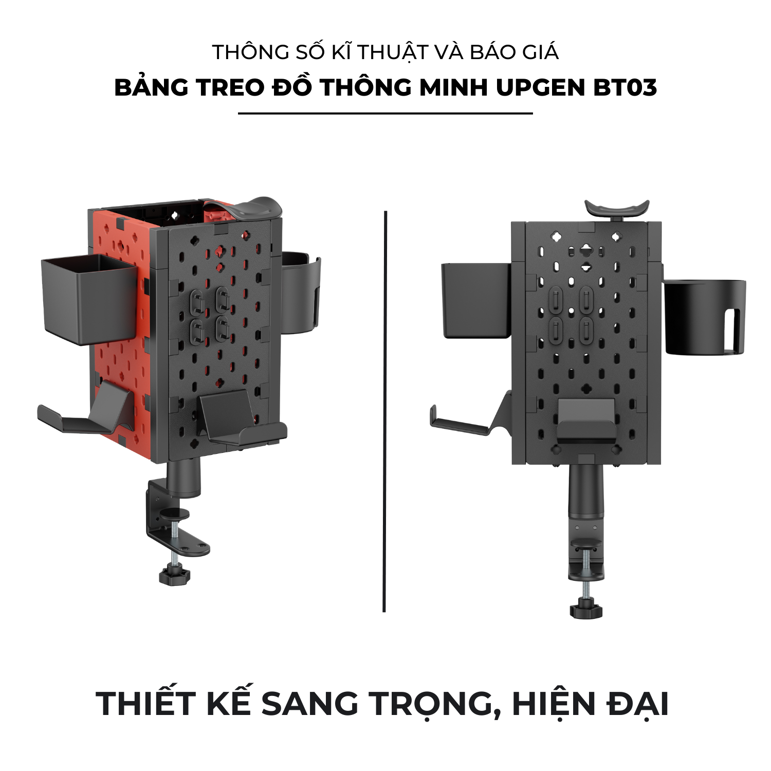 Bảng Treo Đồ Thông Minh UPGen BT03